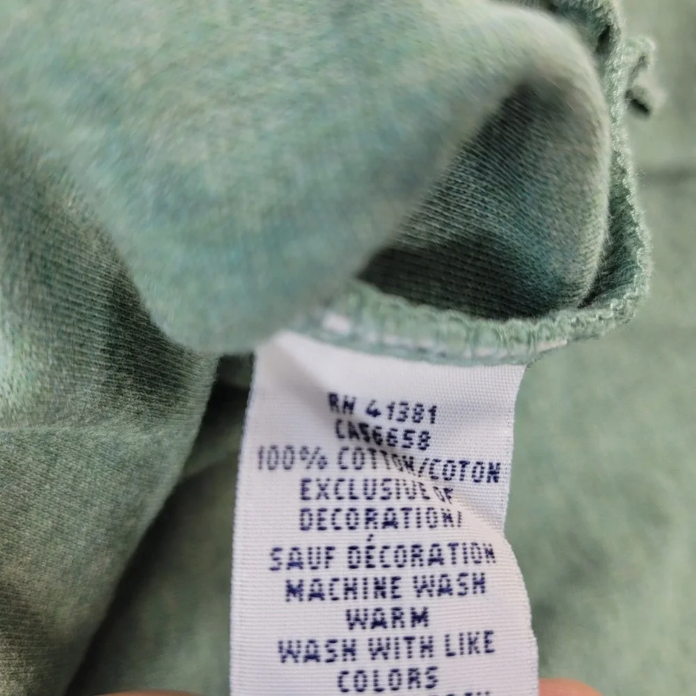 Polo Ralph Lauren Polo Shirt Mens 2XLT Green Classic Fit Heathered Cotton Pony